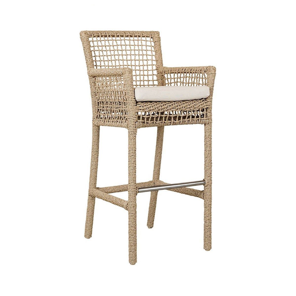 Brisbane - Bar Stool - Select Living Furniture - Counter Height (24"-27") - Classic Home - 53051444 - Natural -Bar Height (28"-30") - Brisbane - Bar Stool -