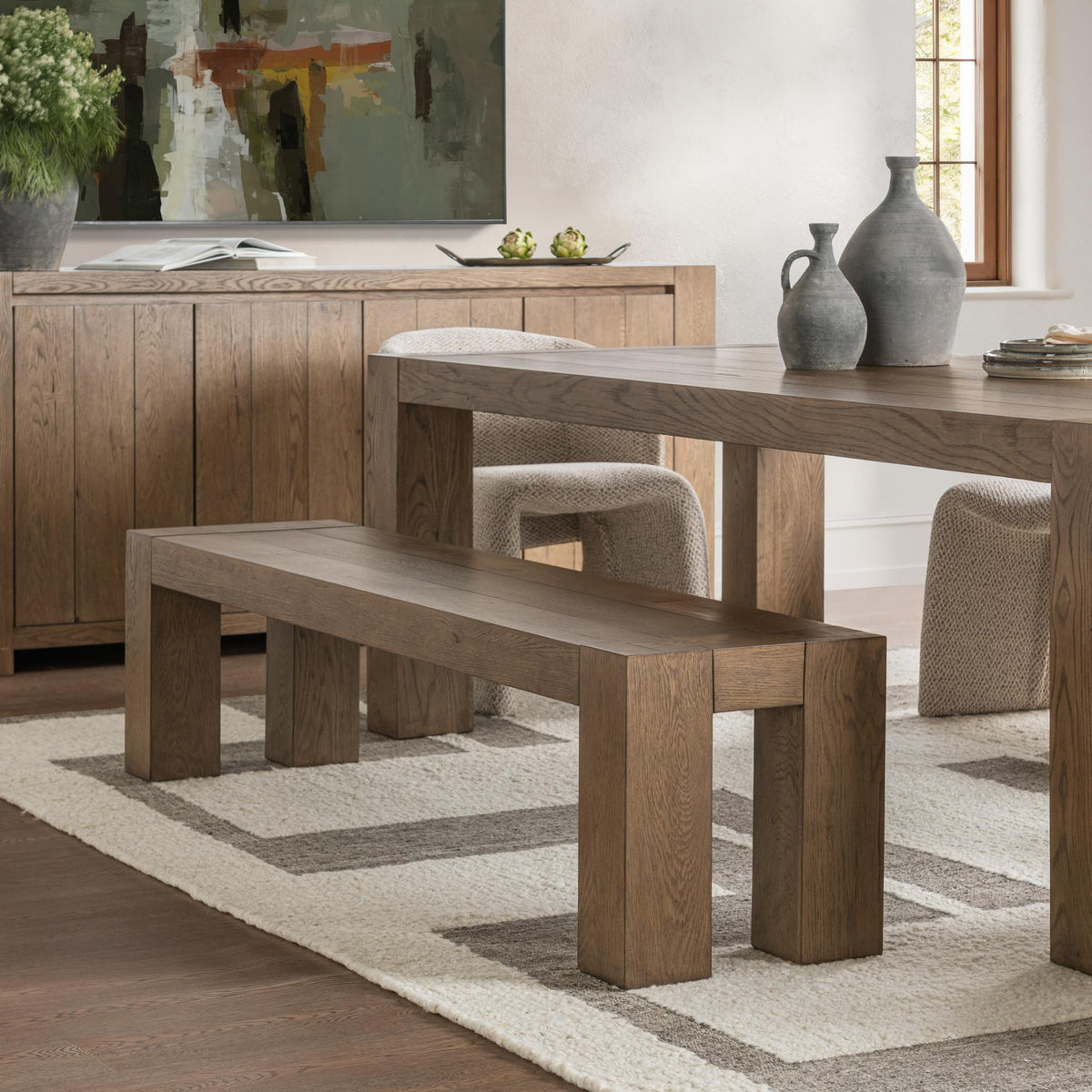 Bristol - Bench - Select Living Furniture - Dining Benches - Classic Home - 53006709 - Onyx Haze - Bristol - Bench -
