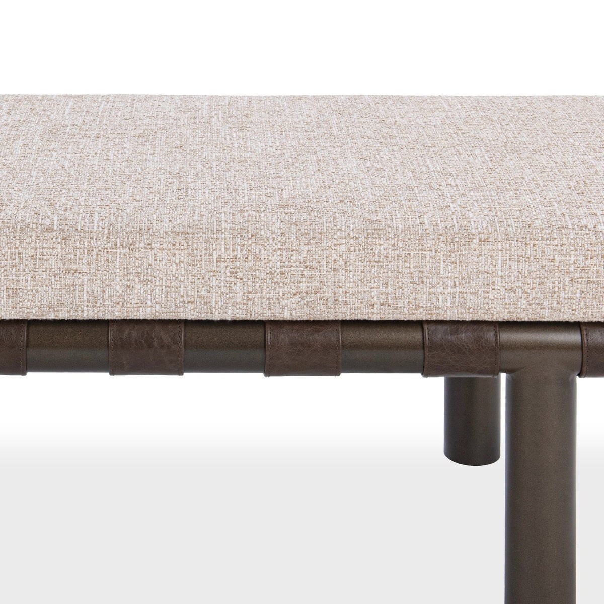 Brooklyn - Accent Bench - Coco Latte - Select Living Furniture - Upholstered Benches - Classic Home - 53002133 - Brooklyn - Accent Bench - Coco Latte -