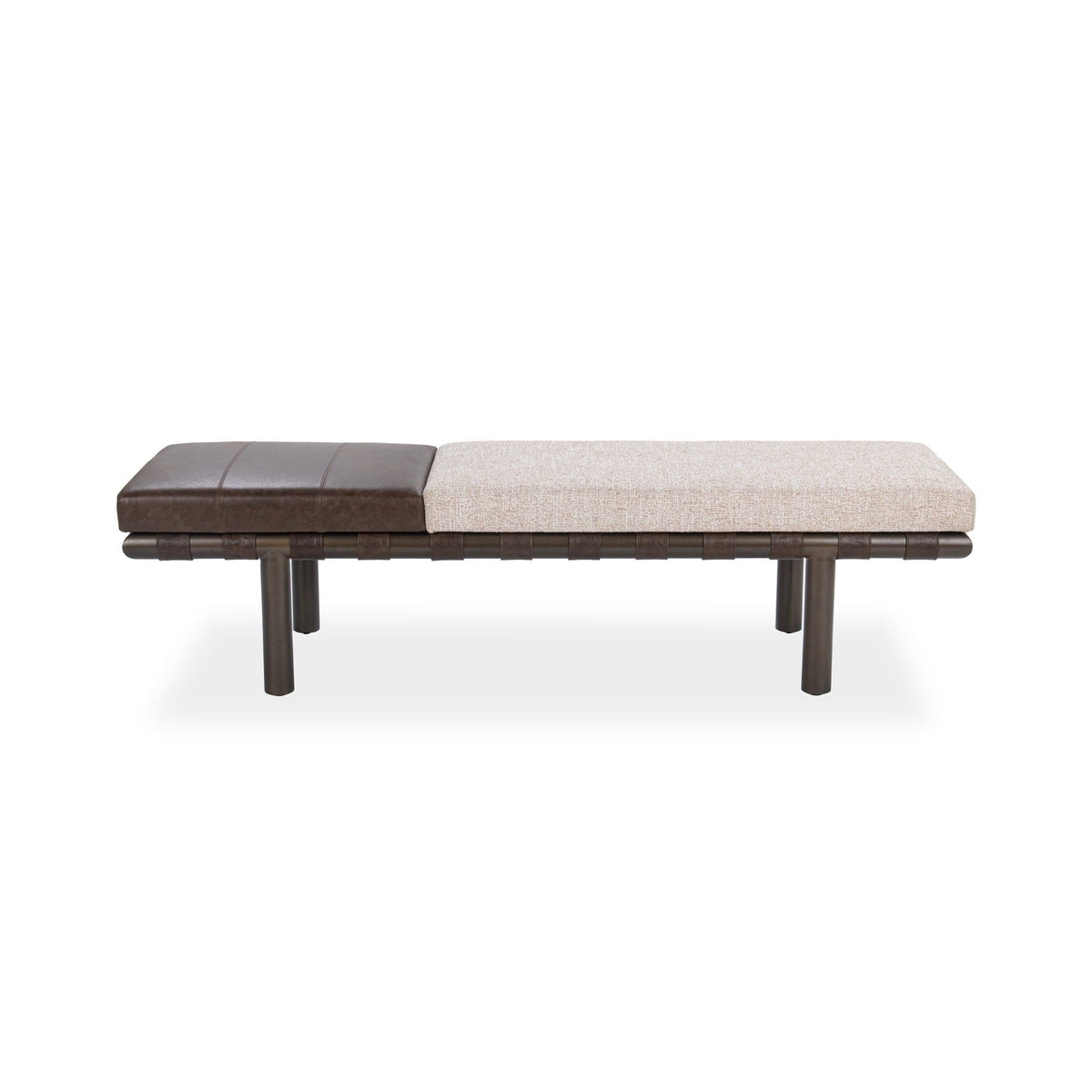 Brooklyn - Accent Bench - Coco Latte - Select Living Furniture - Upholstered Benches - Classic Home - 53002133 - Brooklyn - Accent Bench - Coco Latte -
