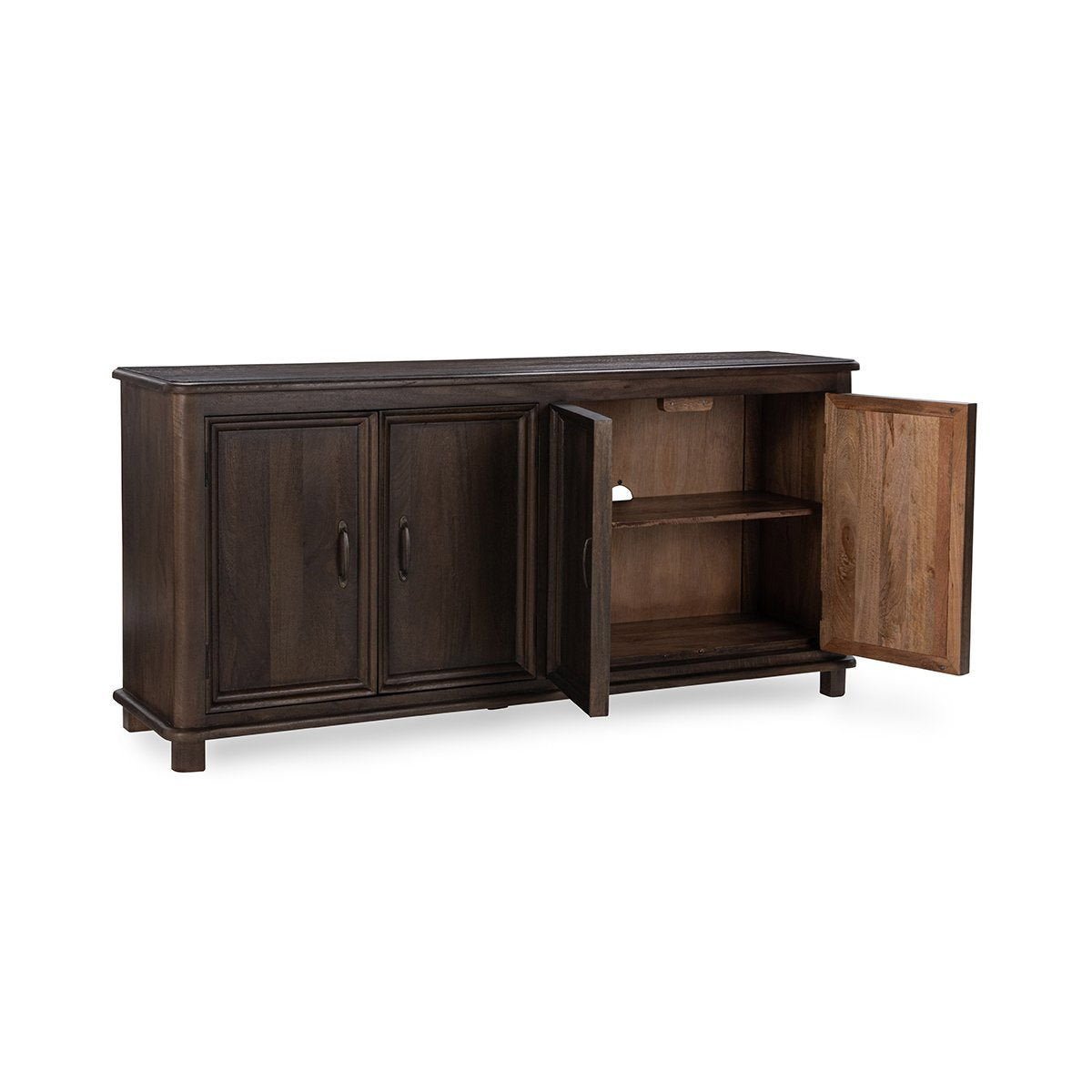 Brookside - 4 Door Cabinet - Cocoa Brown - Select Living Furniture - Accent Cabinets - Classic Home - 52010991 - Brookside - 4 Door Cabinet - Cocoa Brown -