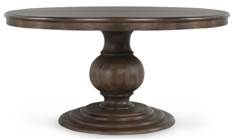 Brookside - Round Dining Table - Select Living Furniture - Dining Tables - Classic Home - 51011885 - Dark Brown -60"W x 60"D x 30"H - Brookside - Round Dining Table -