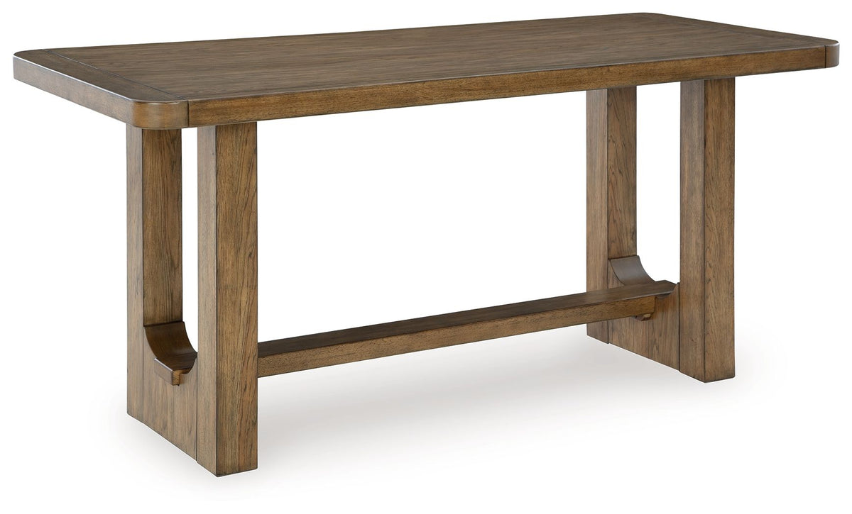 Cabalynn - Rectangular Dining Room Table - Select Living Furniture - Counter Tables - Signature Design by Ashley® - D974-13 - Light Brown -Counter Tables - Cabalynn - Rectangular Dining Room Table -