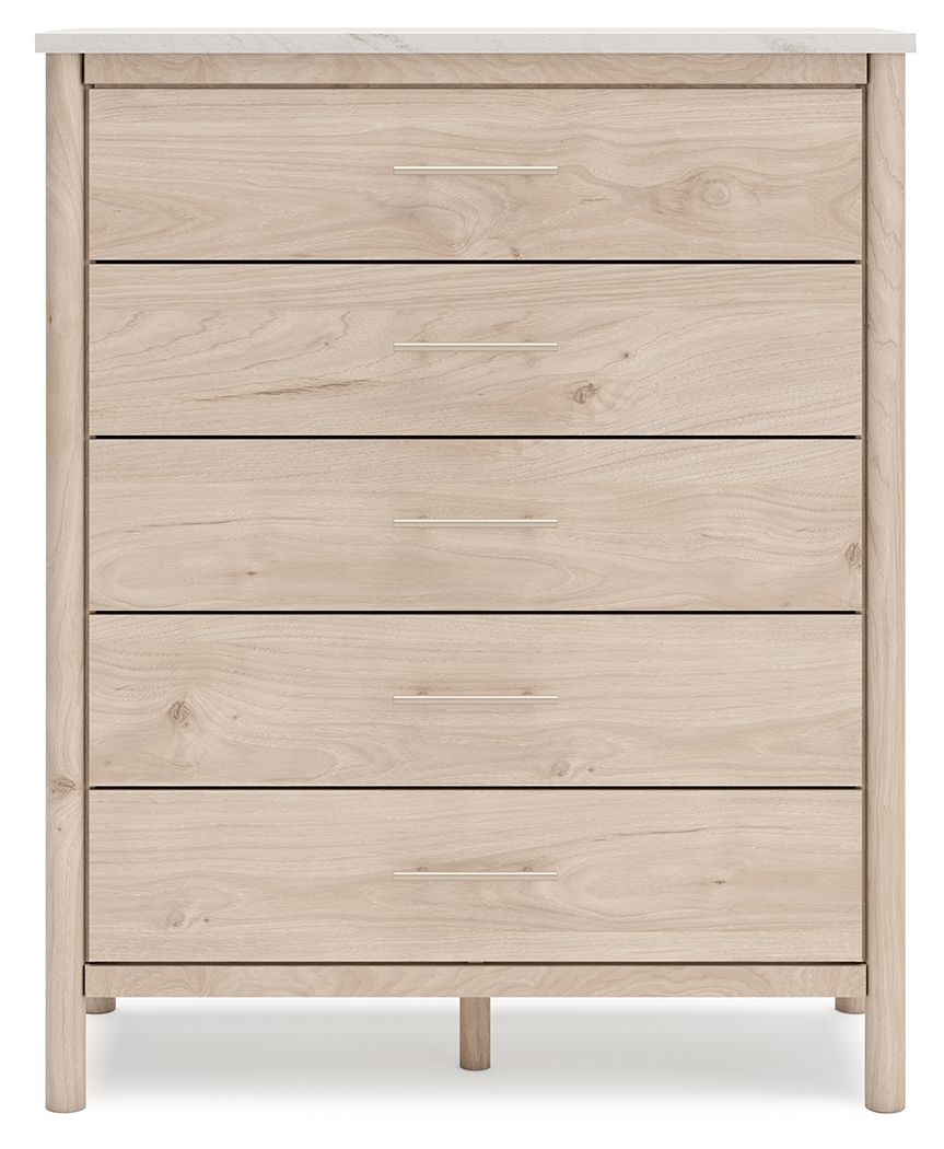 Cadmori - Five Drawer Wide Chest - Two-Tone - Select Living Furniture - Accent Chests - Signature Design by Ashley® - B2615-345 - Cadmori - Five Drawer Wide Chest - Two-Tone -