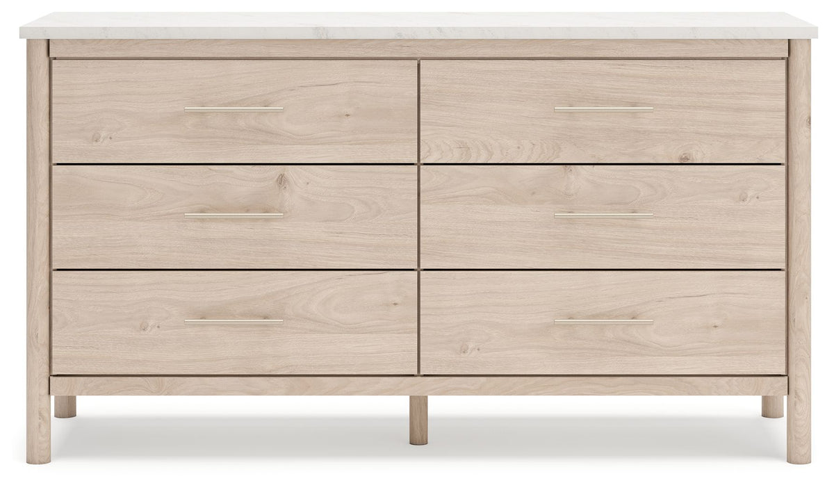 Cadmori - Six Drawer Dresser - Select Living Furniture - Dressers - Signature Design by Ashley® - B2615-231 - Beige -Dressers - Cadmori - Six Drawer Dresser -