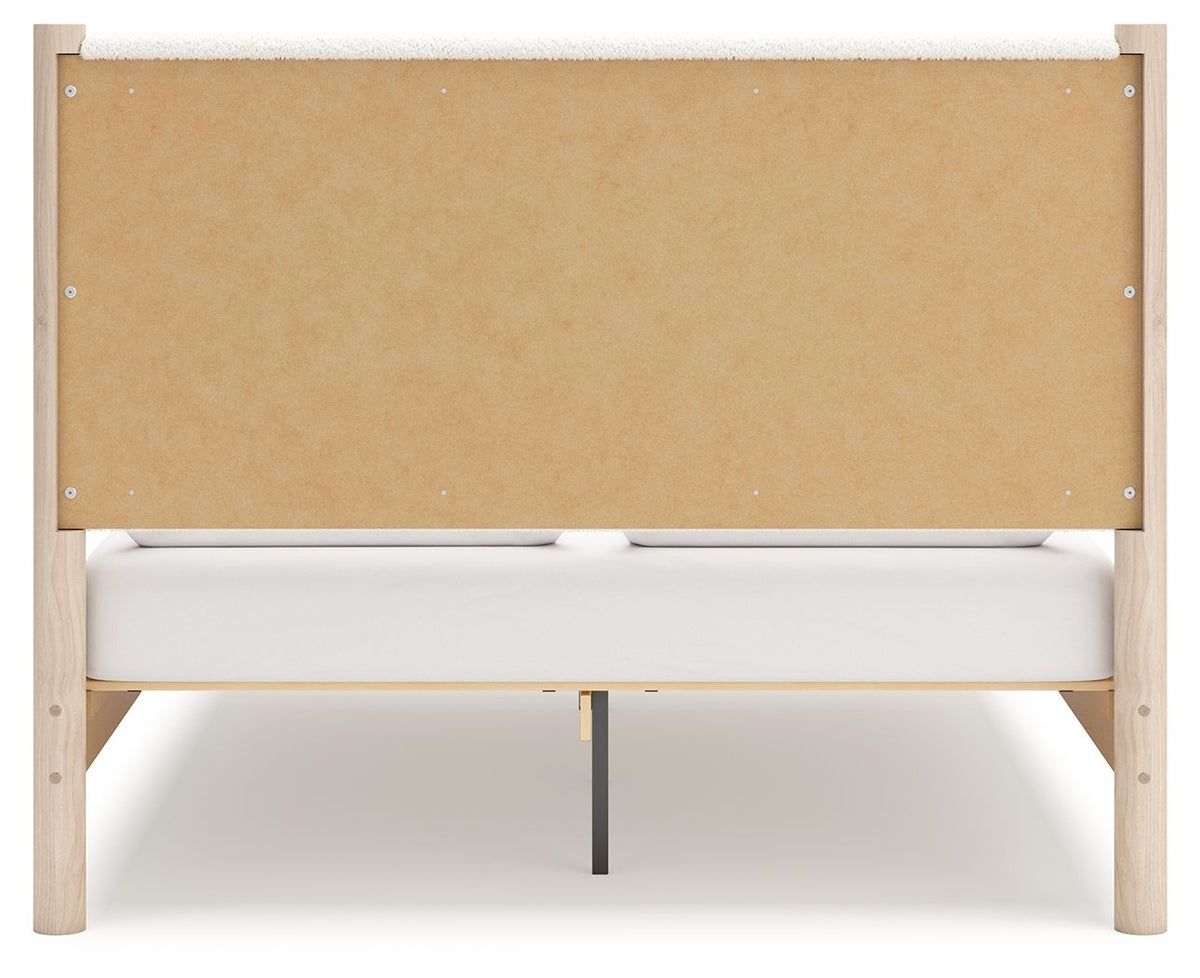 Cadmori - Upholstered Panel Bed - Select Living Furniture - Upholstered Beds - Signature Design by Ashley® - B2615B8 - Beige -Full - Cadmori - Upholstered Panel Bed -