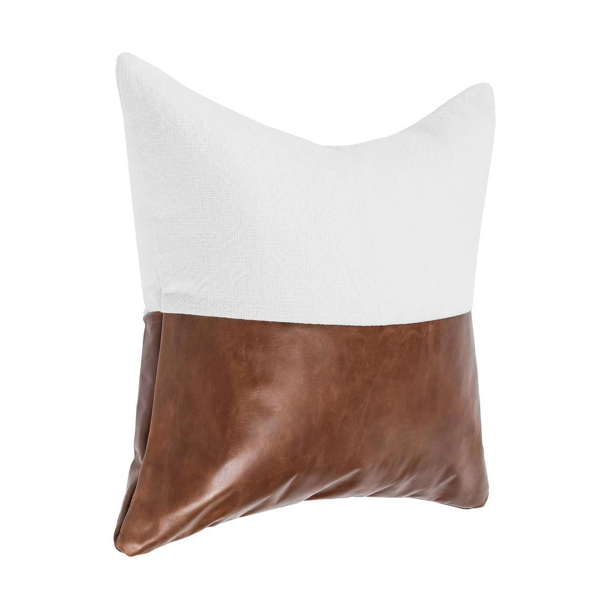Canyon - 20" x 20" Pillow - Ivory / Kona Brown - Select Living Furniture - Accent Pillows - Villa - V300044 - Canyon - 20" x 20" Pillow - Ivory / Kona Brown -