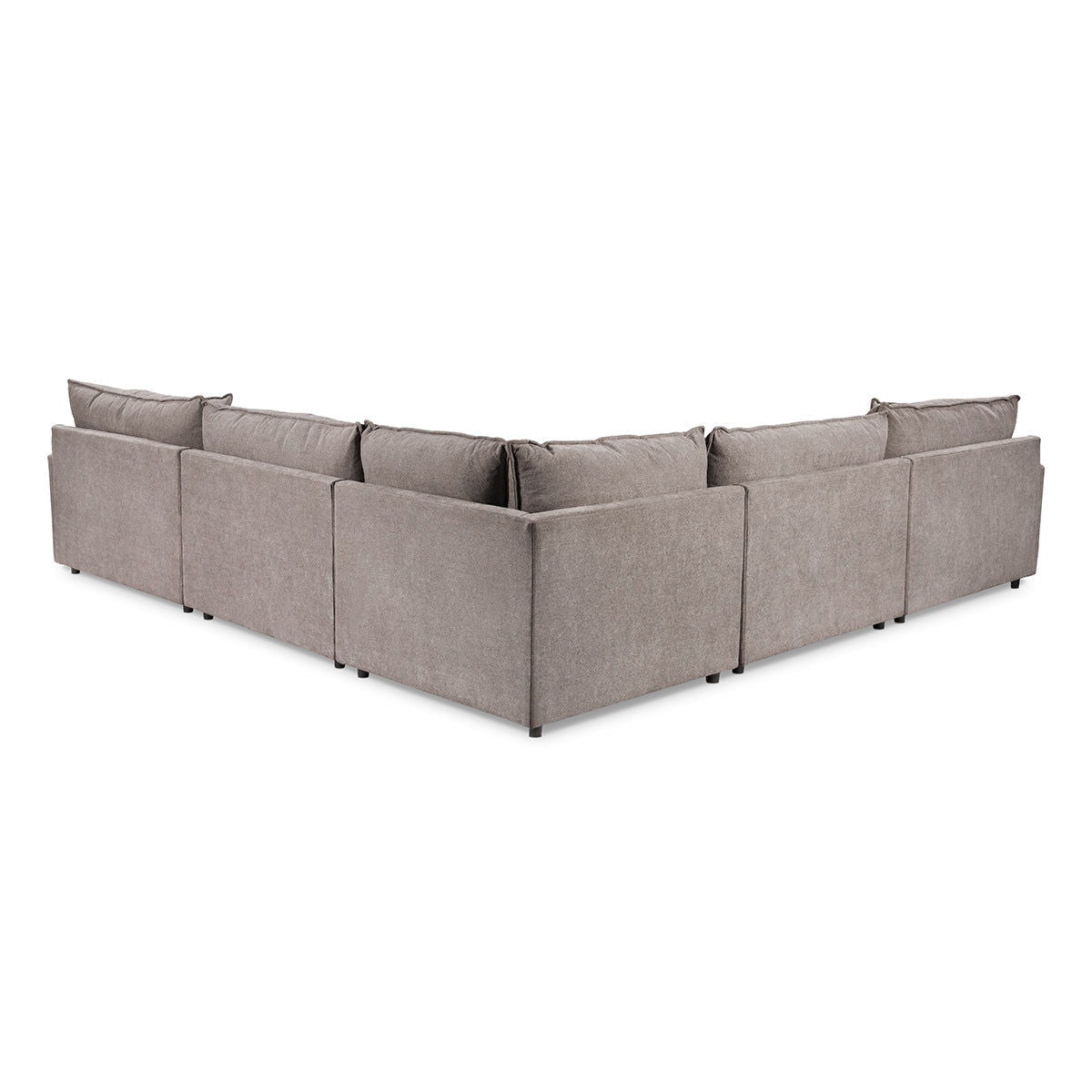 Caplan - 6 Piece Modular Sectional With Ottoman - Select Living Furniture - 2 Piece Living Room Sets - Classic Home - 5308SC622203 - Winter Wheat - Caplan - 6 Piece Modular Sectional With Ottoman -