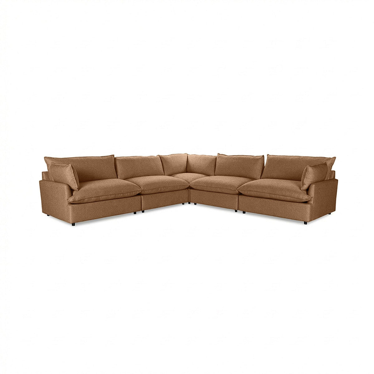 Caplan - Modular Sectional - Select Living Furniture - Stationary Sectionals - Classic Home - 5308SC5EPSN - El Paso Sand -5 Pc. Modular Sectional - Caplan - Modular Sectional -