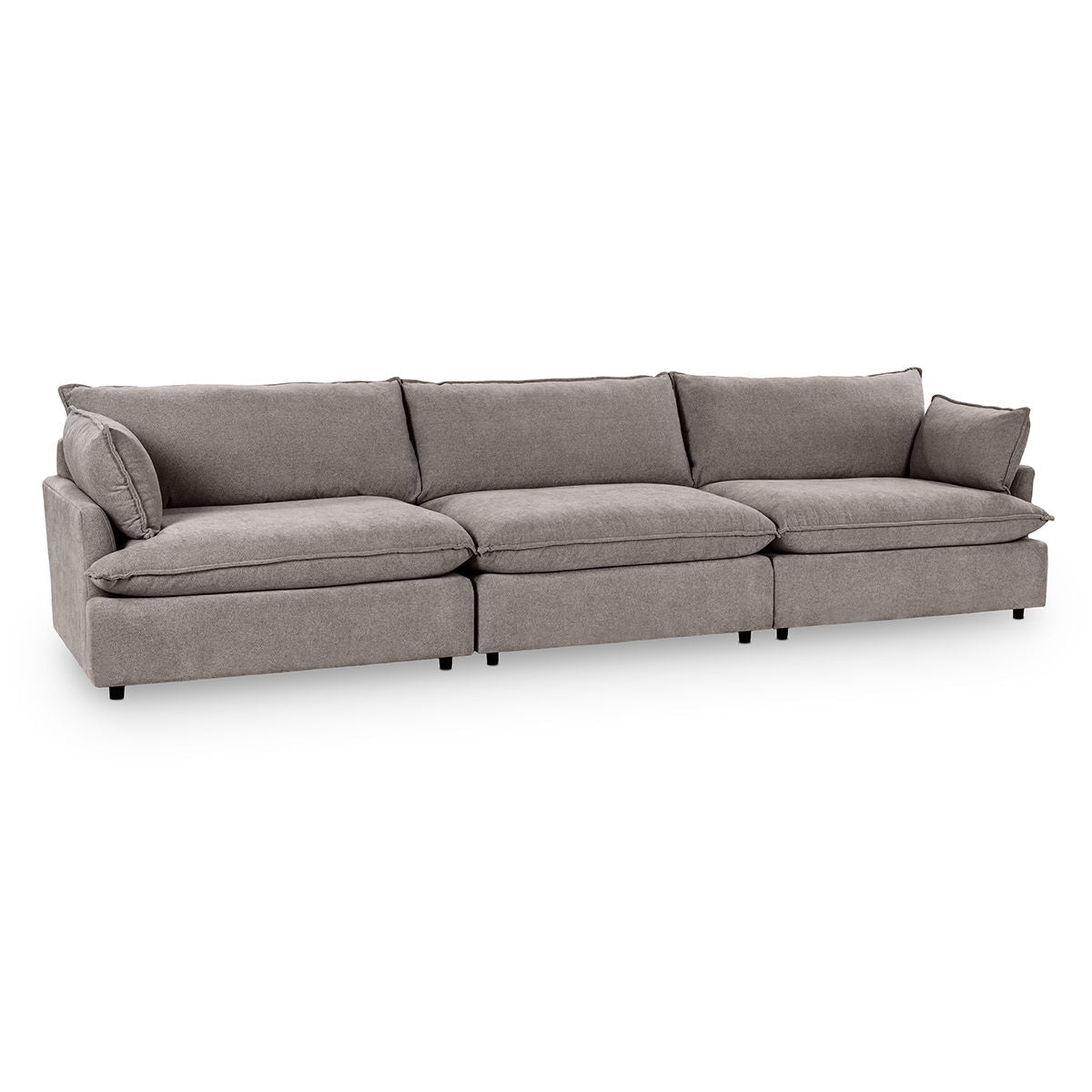 Caplan - Modular Sectional - Select Living Furniture - Stationary Sectionals - Classic Home - 5308SC3ECH - Elite Charcoal -3 Pc. Modular Sectional - Caplan - Modular Sectional -