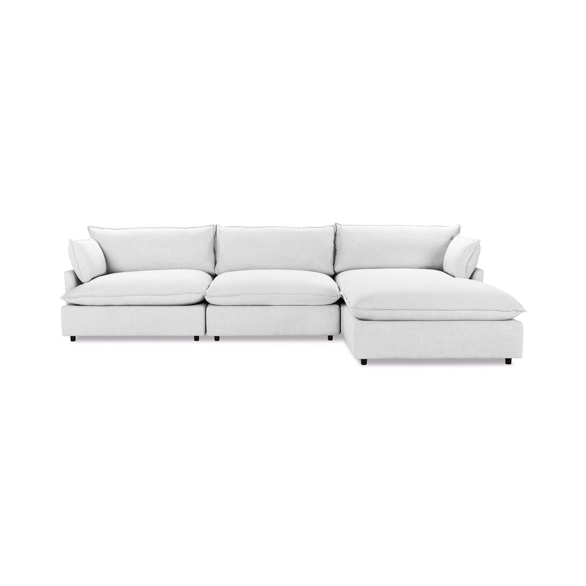 Caplan - Modular Sectional - Select Living Furniture - Stationary Sectionals - Classic Home - 5308SC4DPR - Dawn Pearl -4 Pc. Modular Sectional - Caplan - Modular Sectional -