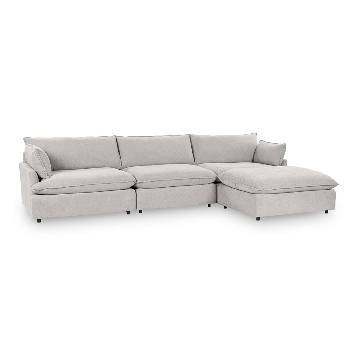Caplan - Modular Sectional - Select Living Furniture - Stationary Sectionals - Classic Home - 5308SC4EGR - Elite Gray -4 Pc. Modular Sectional - Caplan - Modular Sectional -