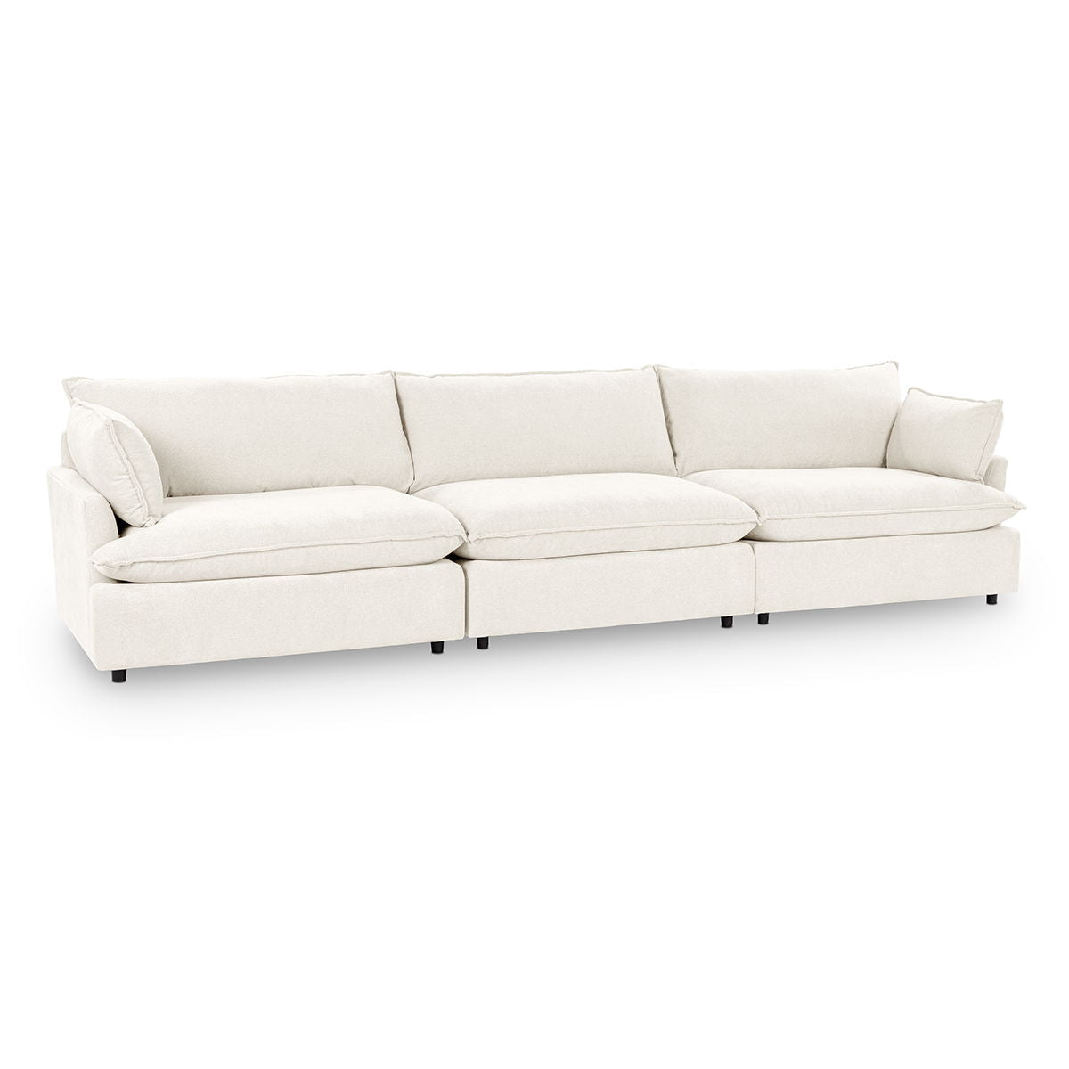 Caplan - Modular Sectional - Select Living Furniture - Stationary Sectionals - Classic Home - 5308SC3EIV - Elite Ivory -3 Pc. Modular Sectional - Caplan - Modular Sectional -