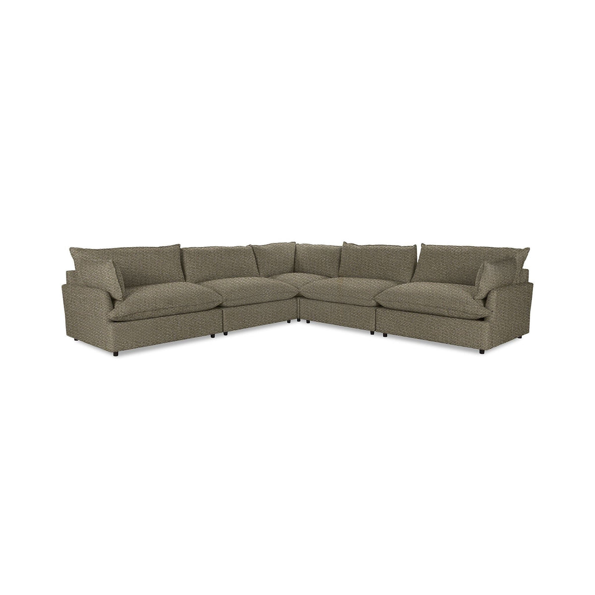 Caplan - Modular Sectional - Select Living Furniture - Stationary Sectionals - Classic Home - 5308SC522103 - Tuscan Olive -5 Pc. Modular Sectional - Caplan - Modular Sectional -