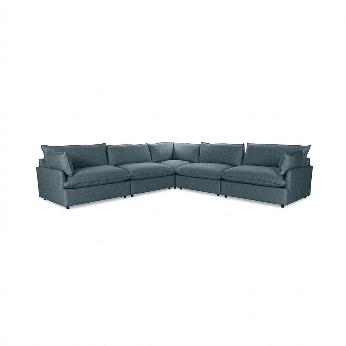 Caplan - Modular Sectional - Select Living Furniture - Stationary Sectionals - Classic Home - 5308SC5LBU - Lush Bayou -5 Pc. Modular Sectional - Caplan - Modular Sectional -