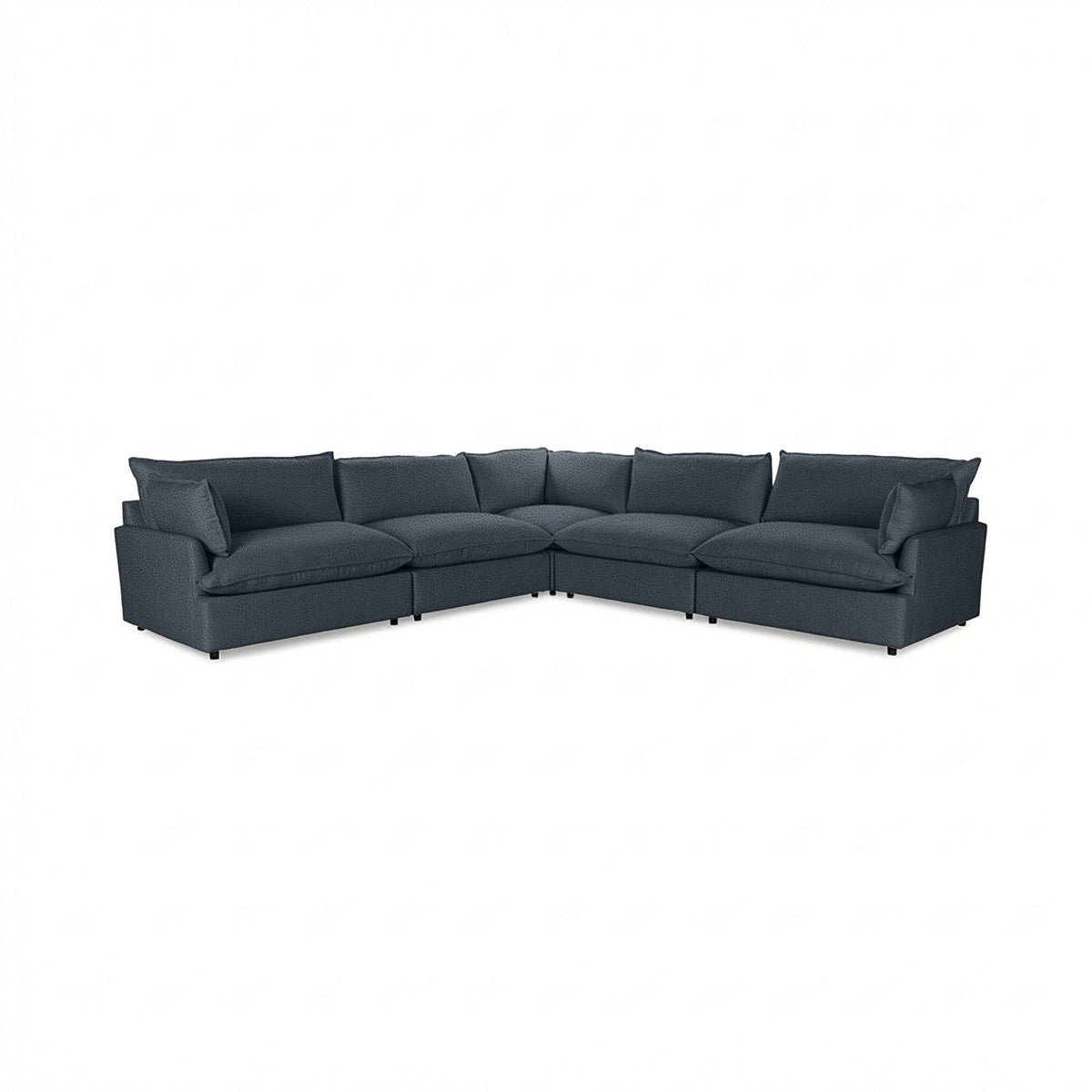 Caplan - Modular Sectional - Select Living Furniture - Stationary Sectionals - Classic Home - 5308SC5EPNA - El Paso Navy -5 Pc. Modular Sectional - Caplan - Modular Sectional -