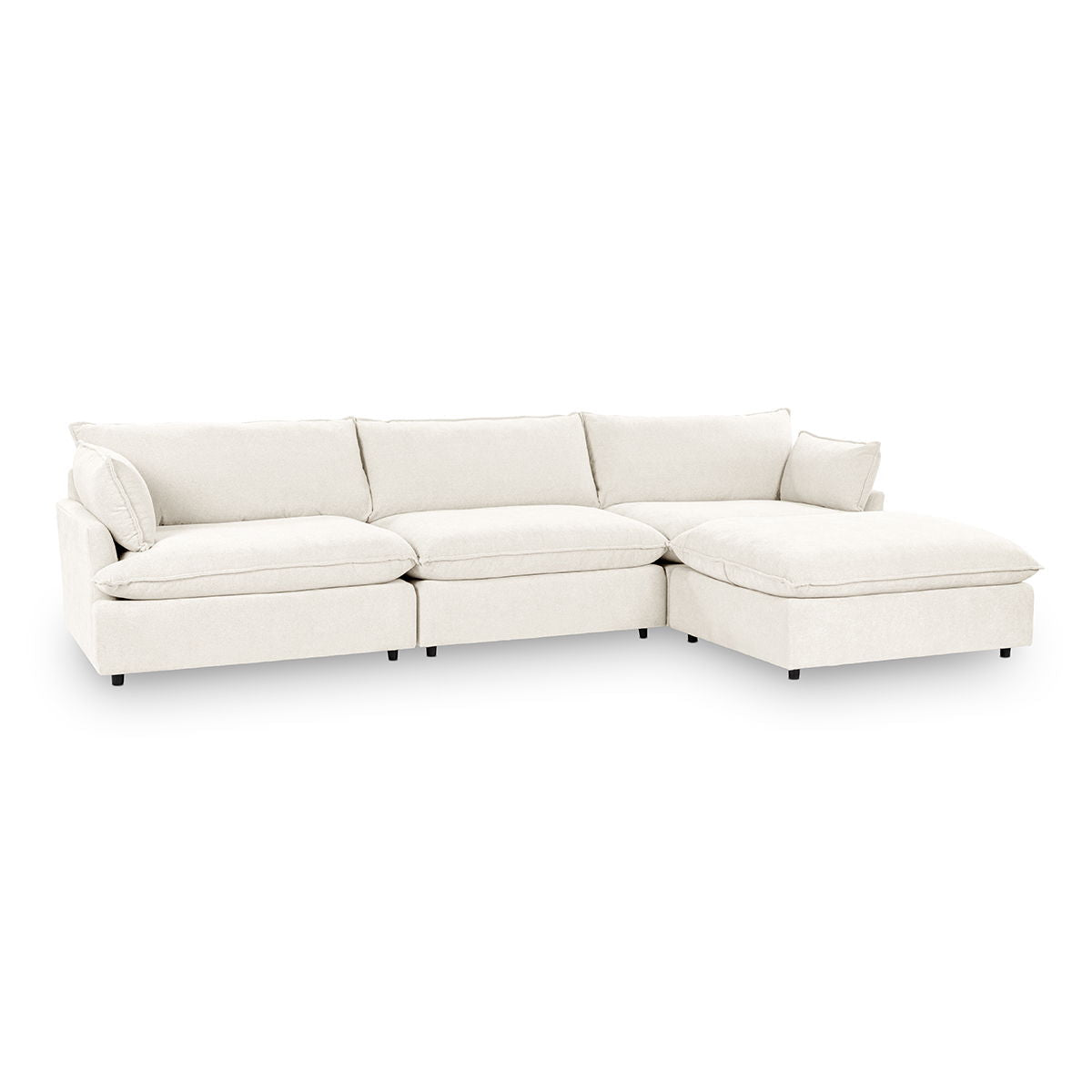 Caplan - Modular Sectional - Select Living Furniture - Stationary Sectionals - Classic Home - 5308SC4EIV - Elite Ivory -4 Pc. Modular Sectional - Caplan - Modular Sectional -