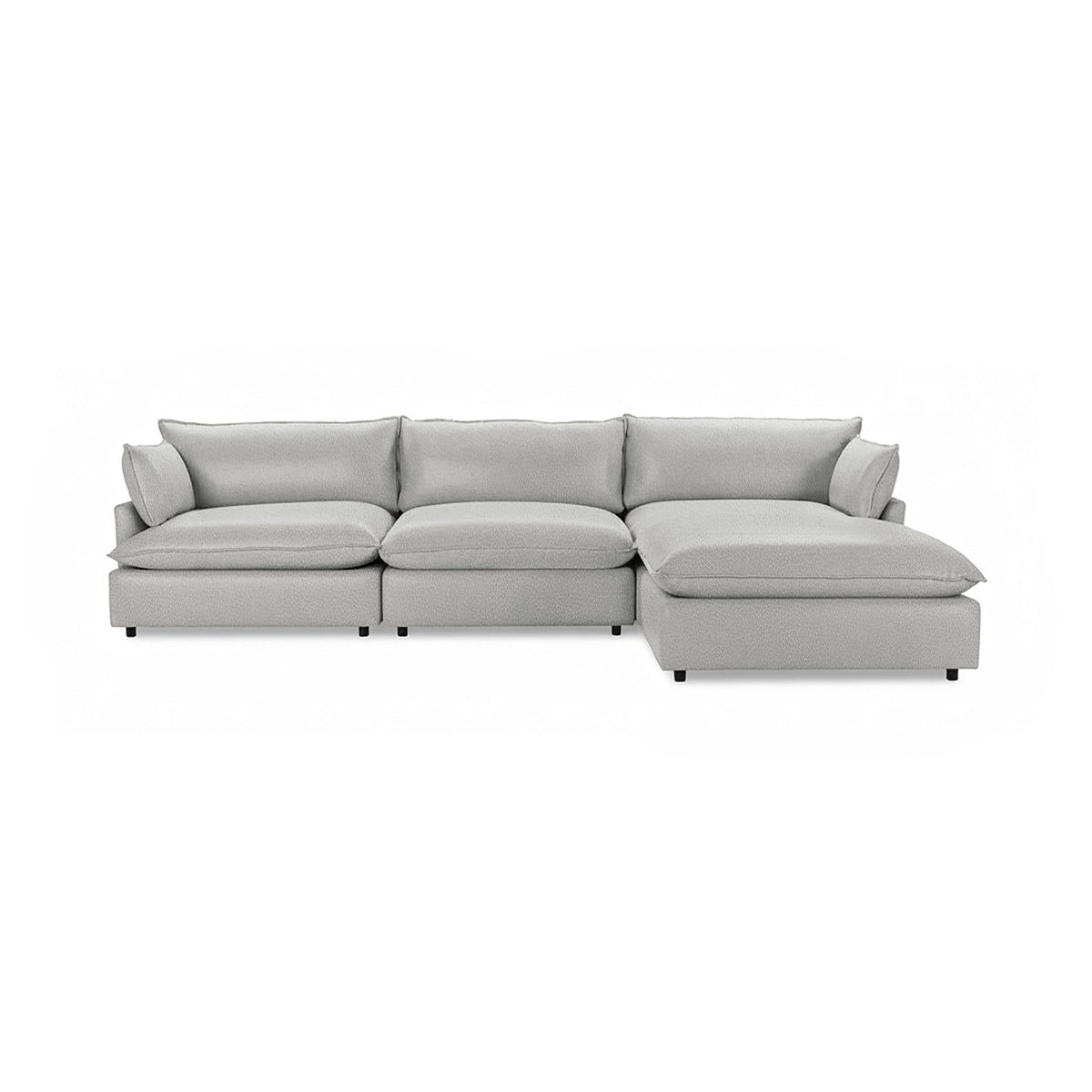 Caplan - Modular Sectional - Select Living Furniture - Stationary Sectionals - Classic Home - 5308SC4EPDV - El Paso Dove -4 Pc. Modular Sectional - Caplan - Modular Sectional -