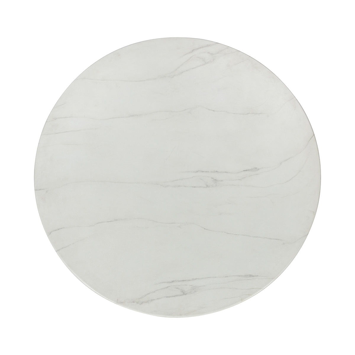 Caspia - 47" Outdoor Round Dining Table - Snowdrift White / Black - Select Living Furniture - Dining Tables - Classic Home - 51031698 - Caspia - 47" Outdoor Round Dining Table - Snowdrift White / Black -
