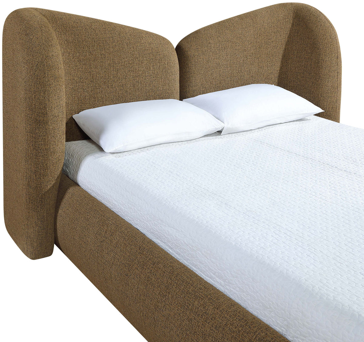 Elowen - Chenille Fabric Upholstered Bed