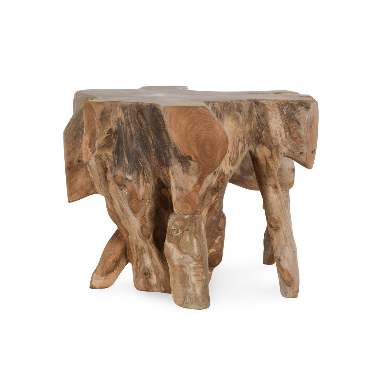 Cypress - Teak Root End Table