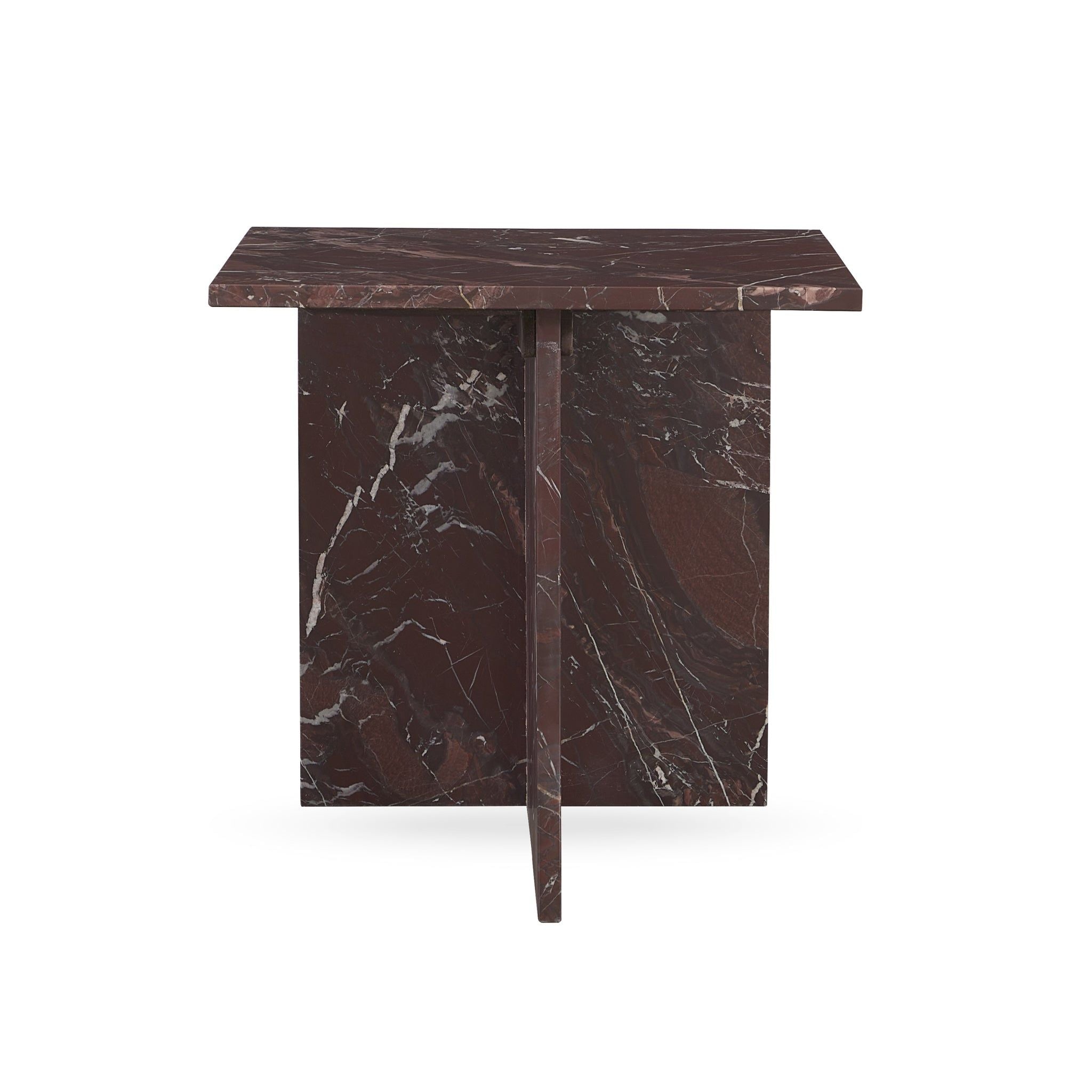 Bexly - Marble Square End Table