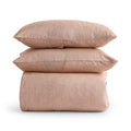 Jayson - Linen Cashmere Duvet King Set - Clay