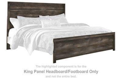 Wynnlow - Gray - King Panel Headboard/Footboard