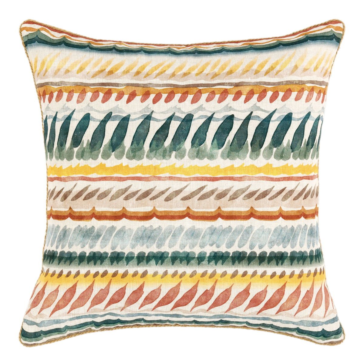 Cetara - Blue Multi 22' x 22' - Multicolor - Select Living Furniture - Accent Pillows - Villa - V300023 - Cetara - Blue Multi 22' x 22' - Multicolor -