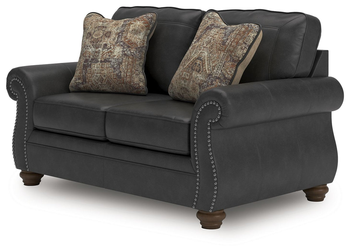 Chasemore - Loveseat - Select Living Furniture - Stationary Loveseats - Signature Design by Ashley® - PC5590335 - Dark Gray - Chasemore - Loveseat -