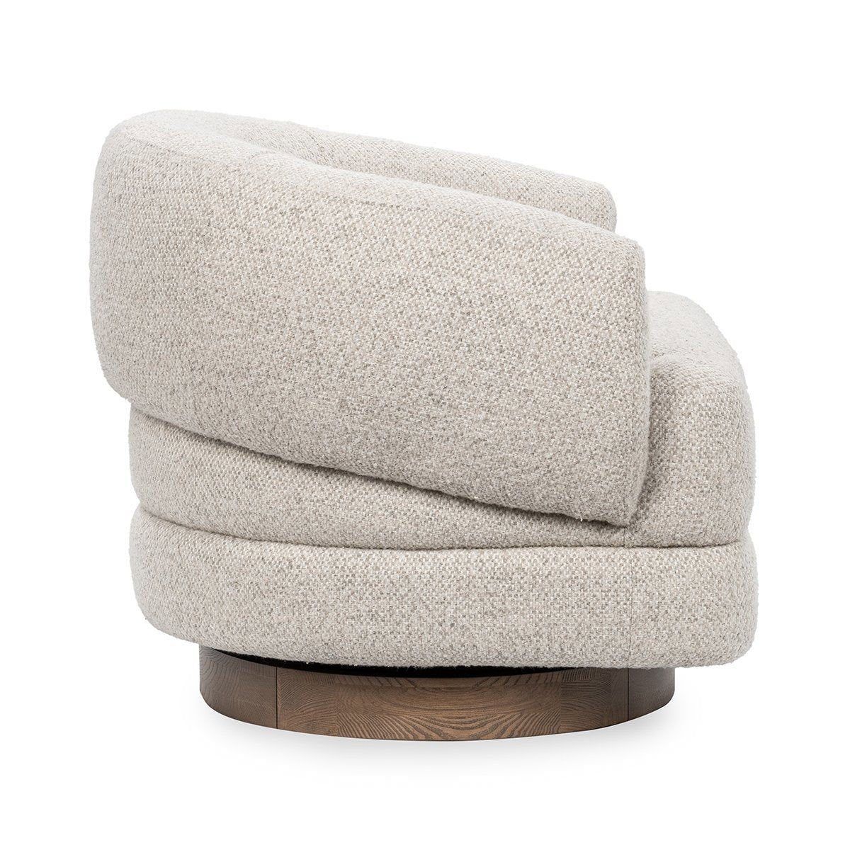 Chassia - Swivel Accent Chair - Dusty Beige - Select Living Furniture - Swivel Chairs - Classic Home - 53006304 - Chassia - Swivel Accent Chair - Dusty Beige -
