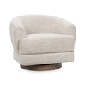 Chassia - Swivel Accent Chair - Dusty Beige - Select Living Furniture - Swivel Chairs - Classic Home - 53006304 - Chassia - Swivel Accent Chair - Dusty Beige -