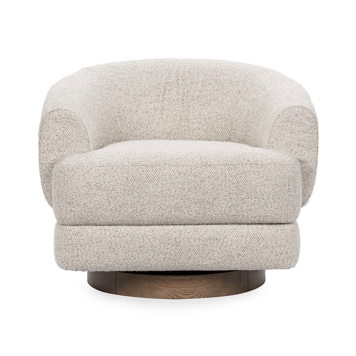 Chassia - Swivel Accent Chair - Dusty Beige - Select Living Furniture - Swivel Chairs - Classic Home - 53006304 - Chassia - Swivel Accent Chair - Dusty Beige -