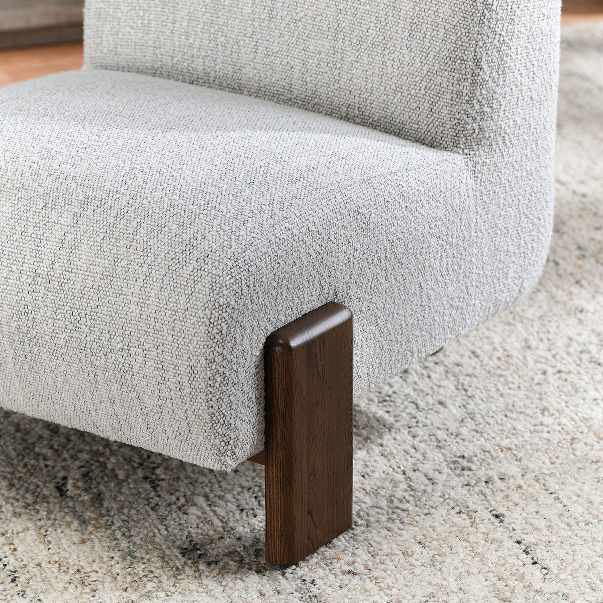 Chelsea - Accent Chair - Select Living Furniture - Armless Chairs - Classic Home - 53004710 - Ivory - Chelsea - Accent Chair -