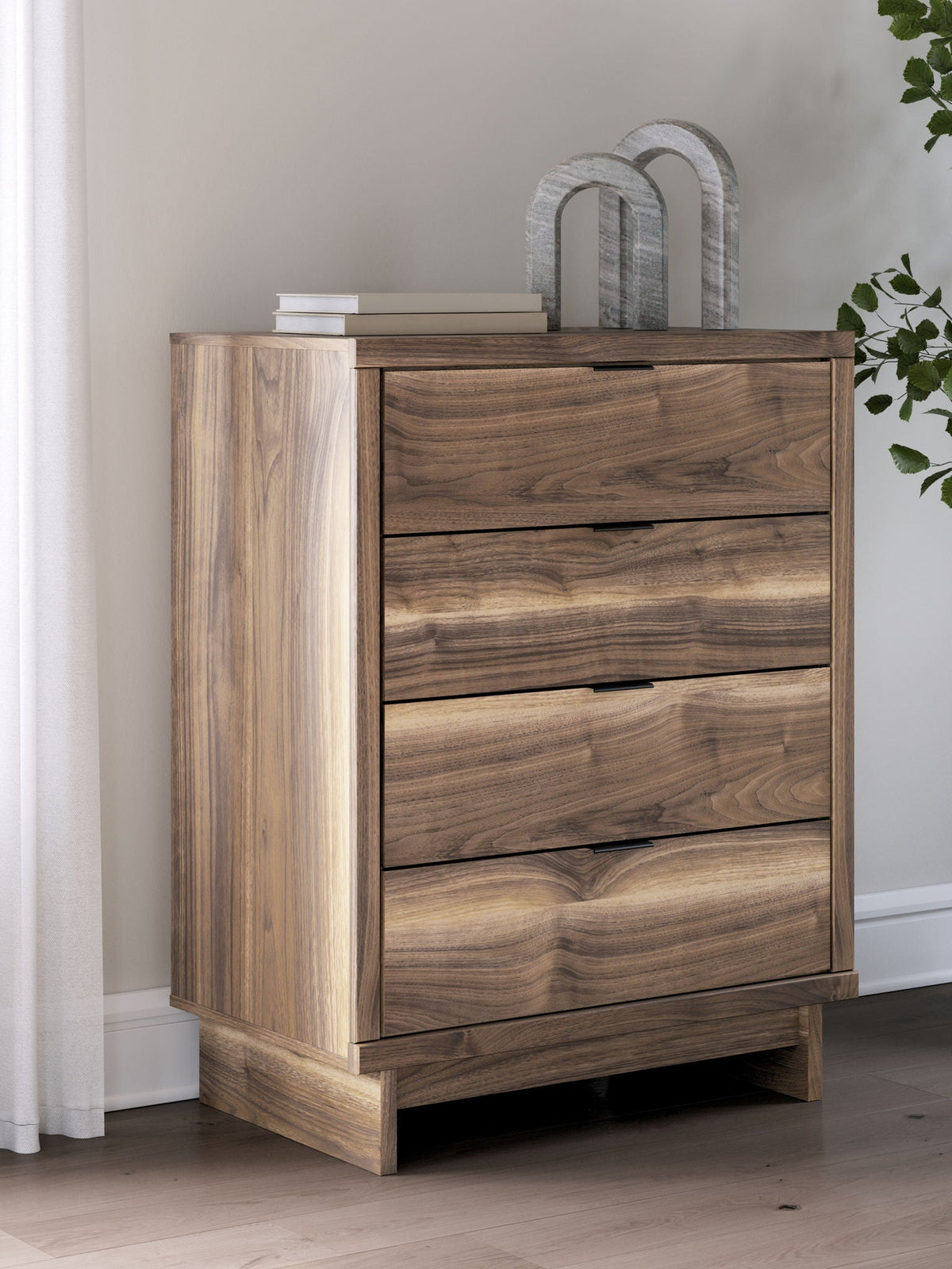 Chirason - Four Drawer Chest - Brown - Select Living Furniture - Accent Chests - Signature Design by Ashley® - PCB3367-244 - Chirason - Four Drawer Chest - Brown -