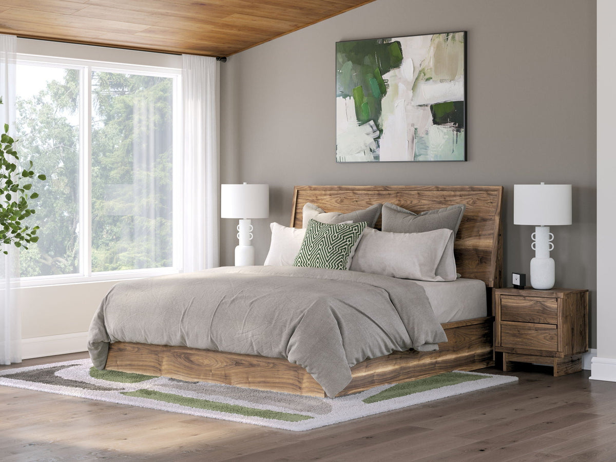 Chirason - Panel Bed - Select Living Furniture - Panel Beds - Signature Design by Ashley® - PCB3367B22 - Dark Brown -Full - lifestyle -