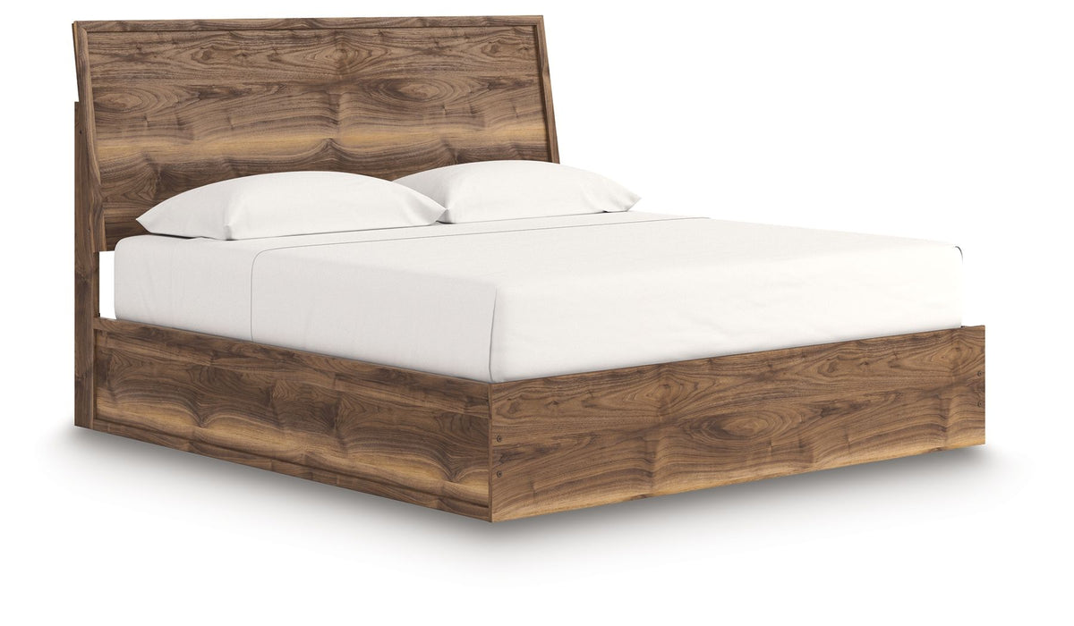 Chirason - Panel Bed - Select Living Furniture - Panel Beds - Signature Design by Ashley® - PCB3367B22 - Dark Brown -Full - Chirason - Panel Bed -