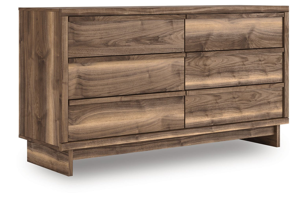 Chirason - Six Drawer Dresser - Brown - Select Living Furniture - Dressers - Signature Design by Ashley® - PCB3367-231 - Chirason - Six Drawer Dresser - Brown -