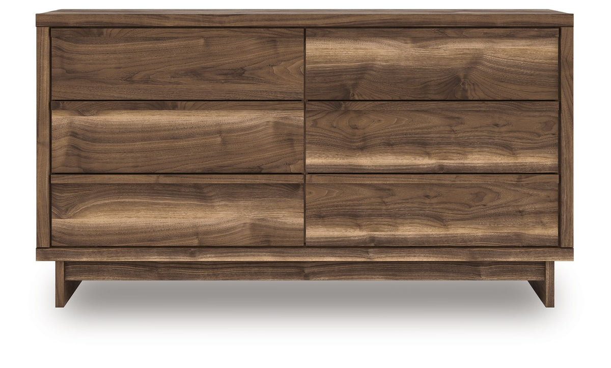 Chirason - Six Drawer Dresser - Brown - Select Living Furniture - Dressers - Signature Design by Ashley® - PCB3367-231 - Chirason - Six Drawer Dresser - Brown -