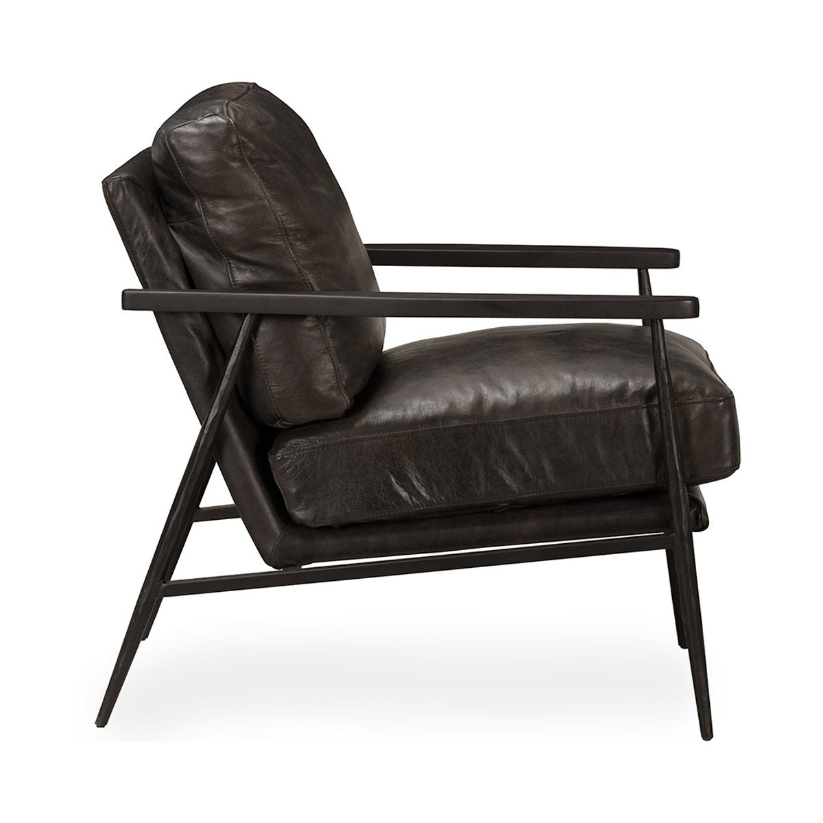 Christopher - Club Chair - Select Living Furniture - Club Chairs - Classic Home - 53051230 - Black - Christopher - Club Chair -