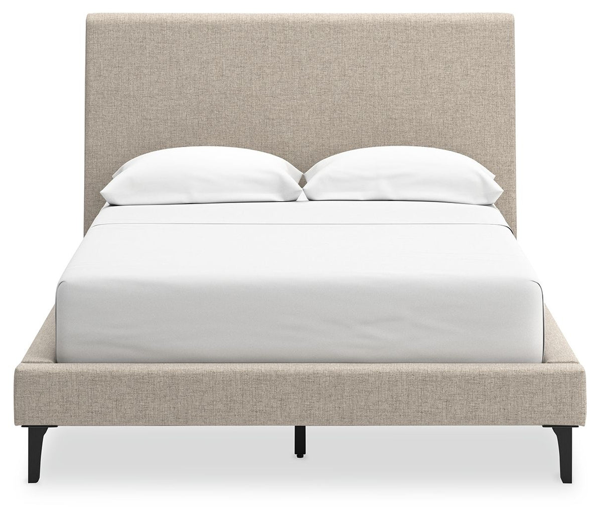 Cielden - Upholstered Bed With Roll Slats - Select Living Furniture - Upholstered Beds - Signature Design by Ashley® - B1199-72 - Light Gray -Full - Cielden - Upholstered Bed With Roll Slats -