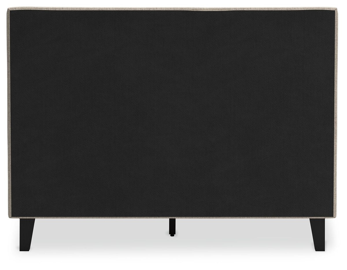 Cielden - Upholstered Bed With Roll Slats - Select Living Furniture - Upholstered Beds - Signature Design by Ashley® - B1199-72 - Light Gray -Full - Cielden - Upholstered Bed With Roll Slats -