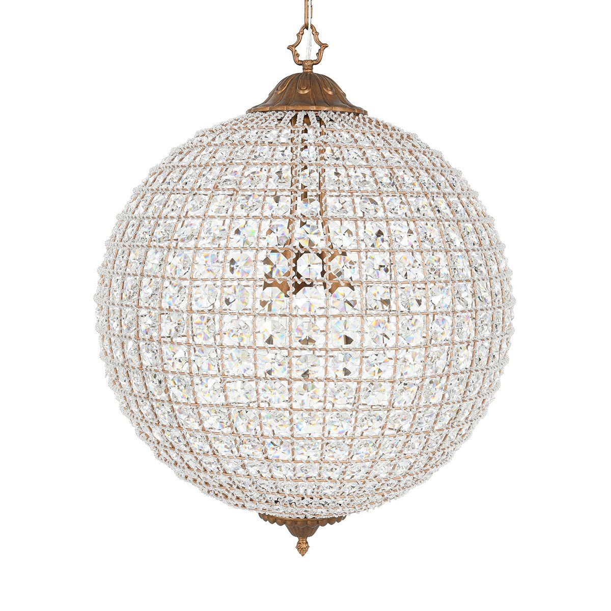 Cimberleigh - Chandelier - Select Living Furniture - Chandeliers - Classic Home - 56003498 - Brass -24"W x 24"D x 32"H - Cimberleigh - Chandelier -