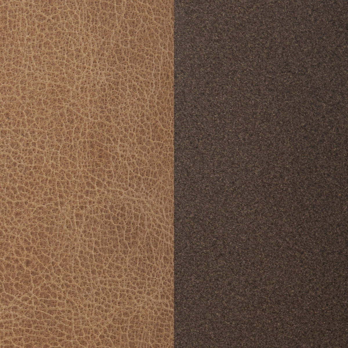 Clair - Leather Round Table - Select Living Furniture - Coffee Tables - Classic Home - 51012113 - Light Brown -End Tables - Clair - Leather Round Table -