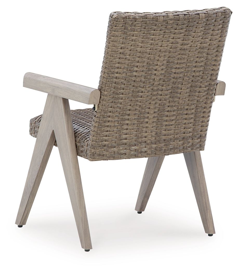 Cliff Trails - Arm Chair (Set of 2) - Beige - Select Living Furniture - Chair Sets - Signature Design by Ashley® - PCP690-601A - Cliff Trails - Arm Chair (Set of 2) - Beige -