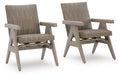 Cliff Trails - Rocking Arm Chair (Set of 2) - Beige - Select Living Furniture - Chair Sets - Signature Design by Ashley® - PCP690-602A - Cliff Trails - Rocking Arm Chair (Set of 2) - Beige -