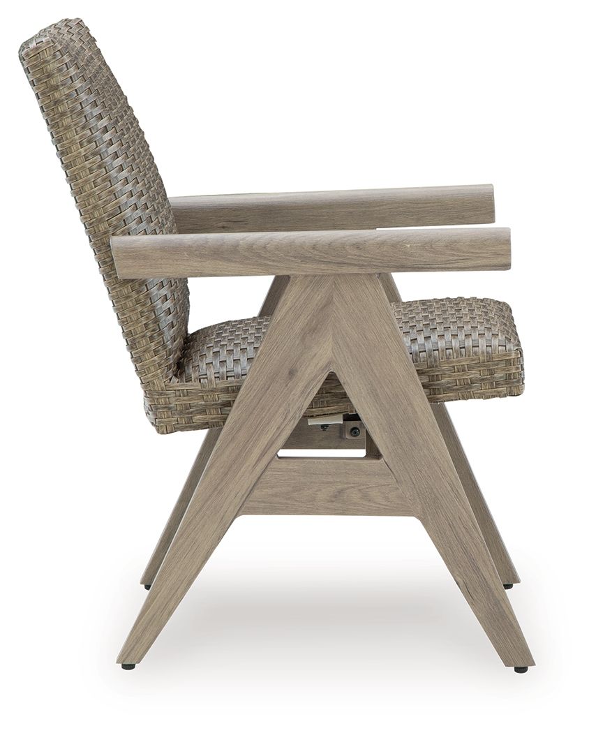 Cliff Trails - Rocking Arm Chair (Set of 2) - Beige - Select Living Furniture - Chair Sets - Signature Design by Ashley® - PCP690-602A - Cliff Trails - Rocking Arm Chair (Set of 2) - Beige -