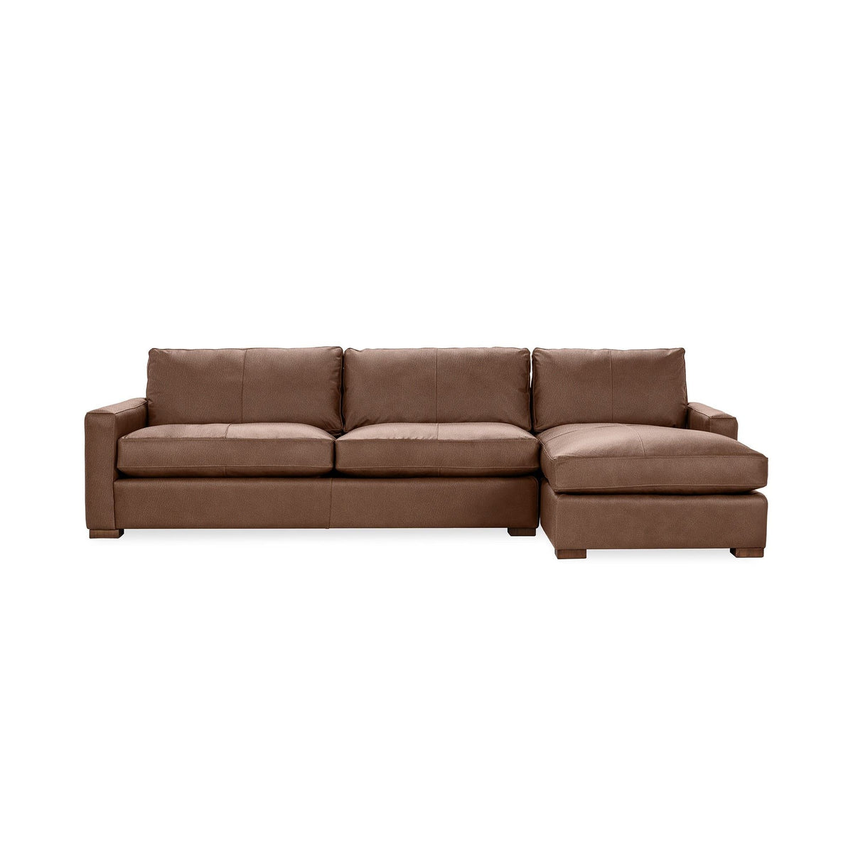 Coburn - Chaise Sofa - Select Living Furniture - Stationary Sectionals - Classic Home - 5317RCHLSD - Lush Saddle -Right Arm Facing Chaise - Coburn - Chaise Sofa -