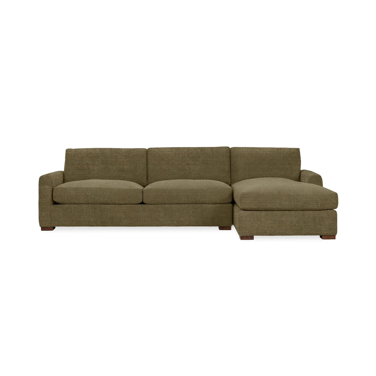 Coburn - Chaise Sofa - Select Living Furniture - Stationary Sectionals - Classic Home - 5317RSF2002 - Soft Olive -Right Arm Facing Chaise - Coburn - Chaise Sofa -