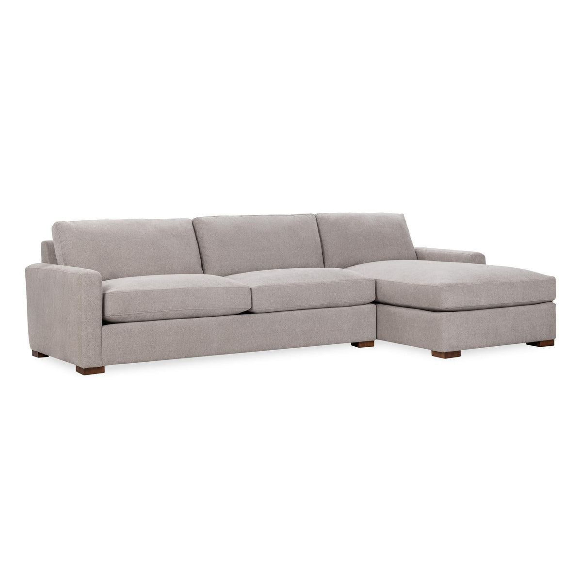 Coburn - Chaise Sofa - Select Living Furniture - Stationary Sectionals - Classic Home - 5317RCHEGR - Elite Gray -Right Arm Facing Chaise - Coburn - Chaise Sofa -